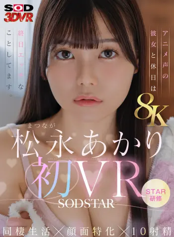 【VR】【8K】松永あかり初VR 同棲生活×顔面特化×10射精 アニメ声の彼女と休日は終日エッチなことしてます。